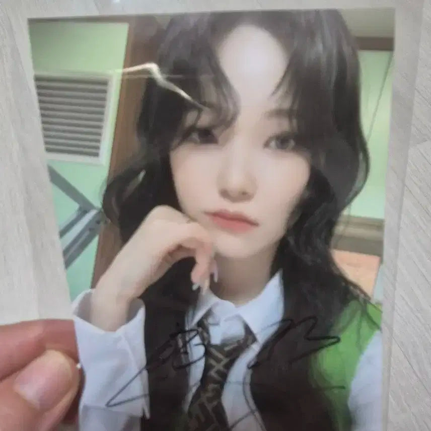 프로미스나인 백지헌 사인 포카