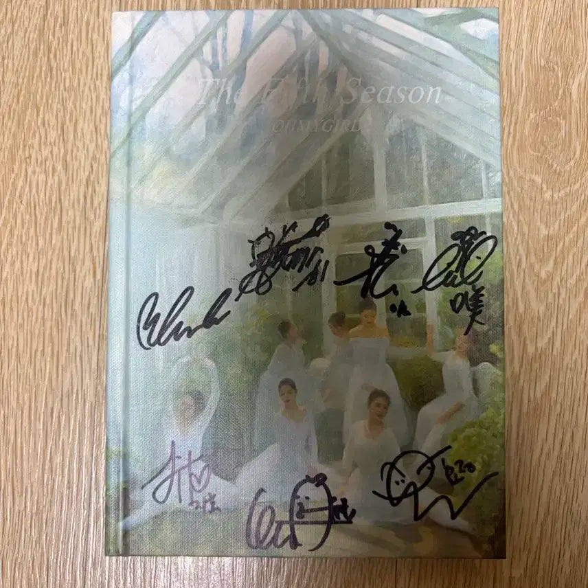 오마이걸 the fifth season 친필 싸인 앨범 CD 비매 품
