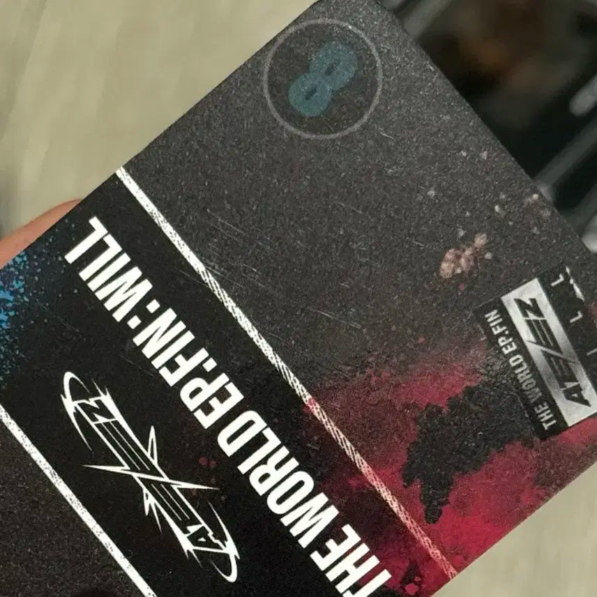에이티즈 윌 케이큐 샵 특전 포카 ateez will kq 우영