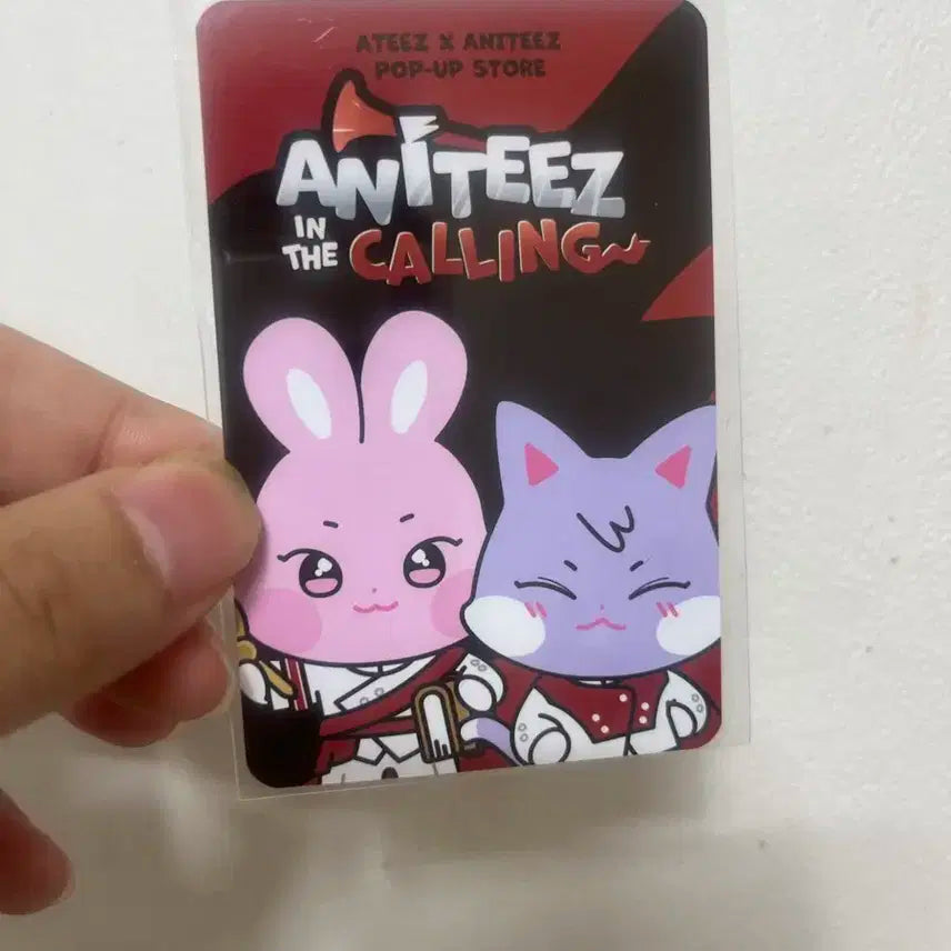 에이티즈 애니티즈 산성화 유닛포카 스탬프 포카 팝업