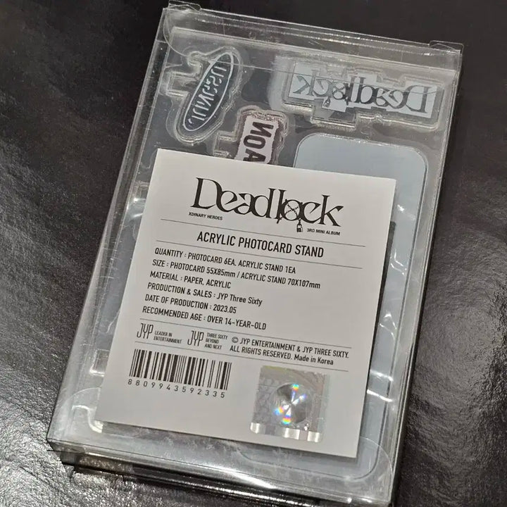 엑디즈 데드락 아크릴 포토카드 스탠드 미사용 양도 (포카 포함)