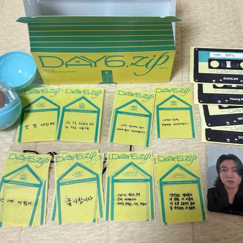 일괄) 데이식스 팝업 기프트 + 컨페티 8종 + DIY키링 + 가챠