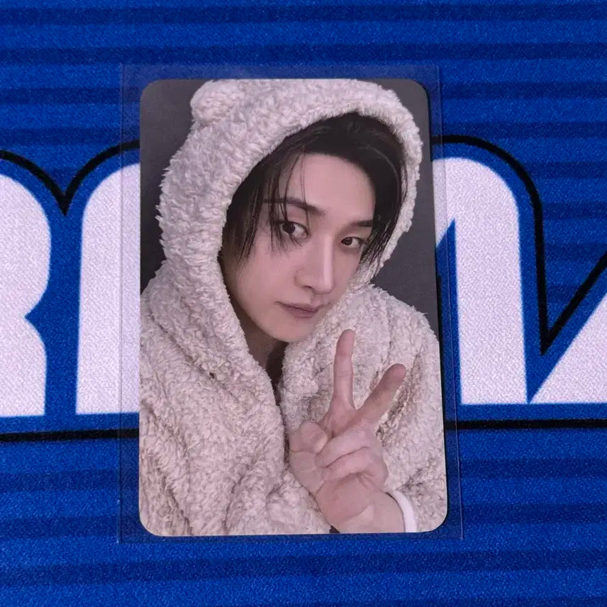 스키즈 방찬 카르마 팬즈샵 미공포 특전 곰돌이 포카