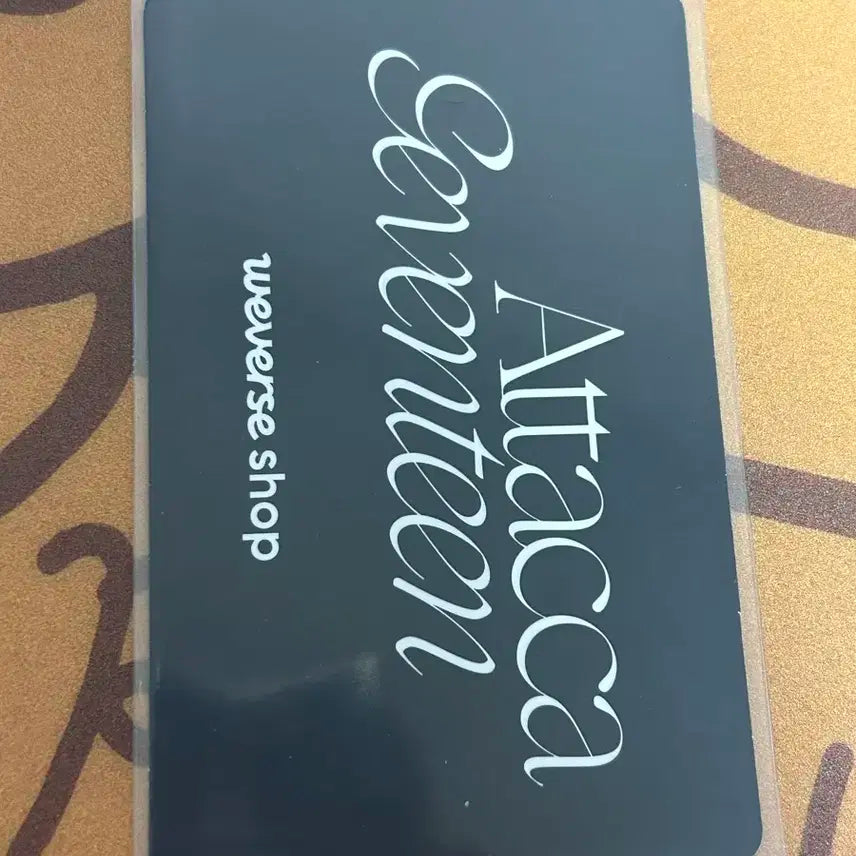 세븐틴 민규 아타카 위버스 포카