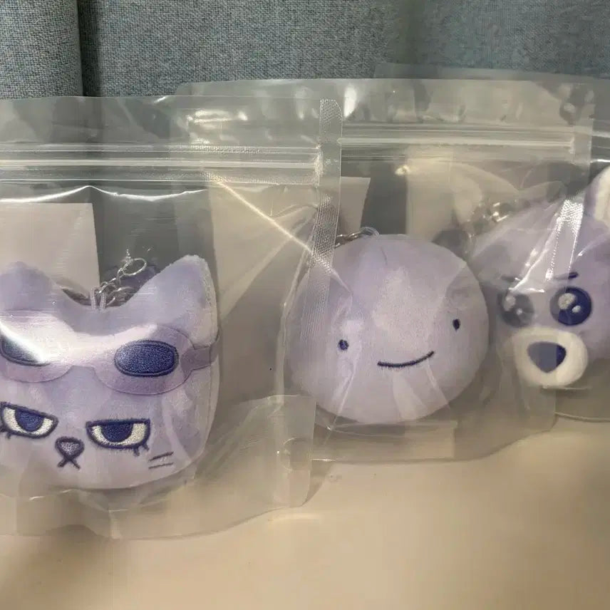 보넥도 노장르 쁘넥도 페이스 키링(한탯풍, 운아기, 명명이)