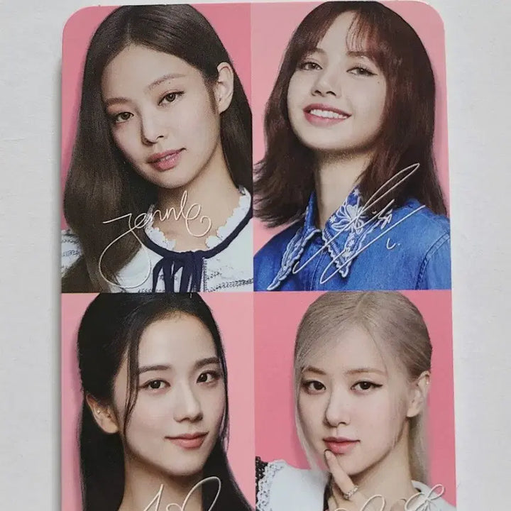 10장 일괄) 한정판 블랙핑크 오레오 포토카드