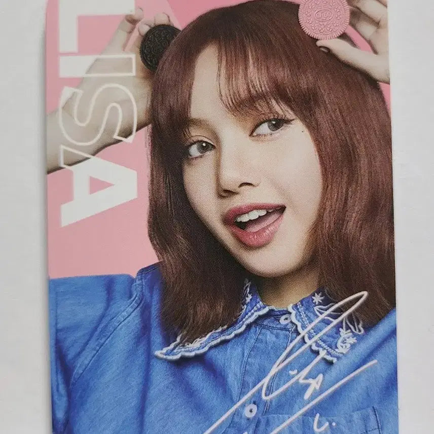 10장 일괄) 한정판 블랙핑크 오레오 포토카드