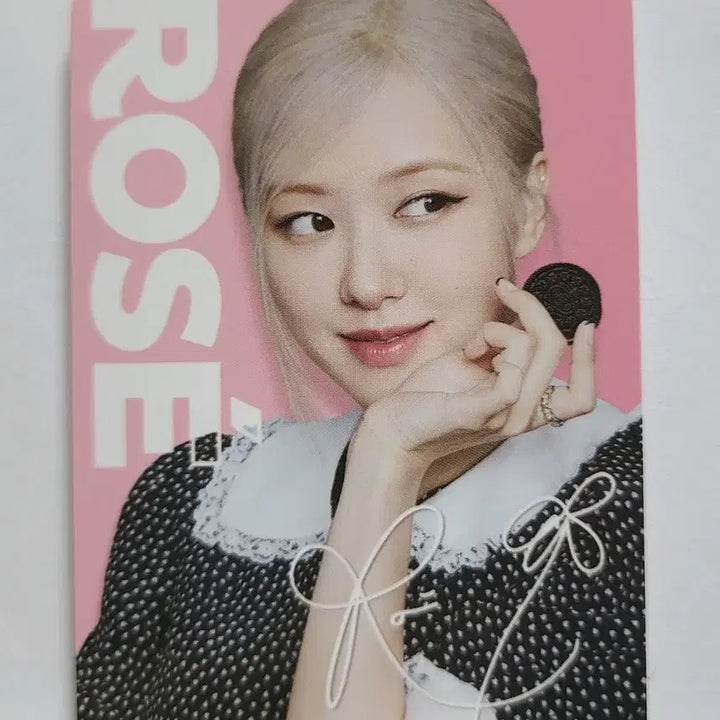 10장 일괄) 한정판 블랙핑크 오레오 포토카드