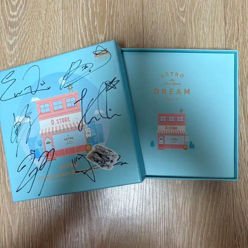 아스트로 Dream Part.01 친필 사인 앨범 CD 비매 품