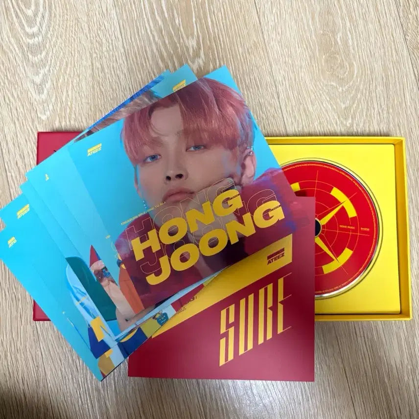 ATEEZ Treasure Ep.3 친필 싸일 앨범 CD 비매 품