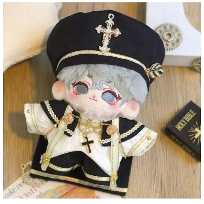 10cm 인형옷 사제복 컨셉