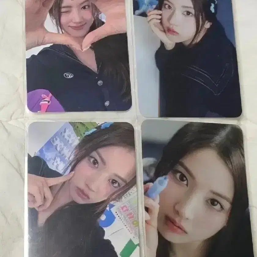 엔믹스 TRADING CARD 지우 포카4장-MIXXUNIVERSITY