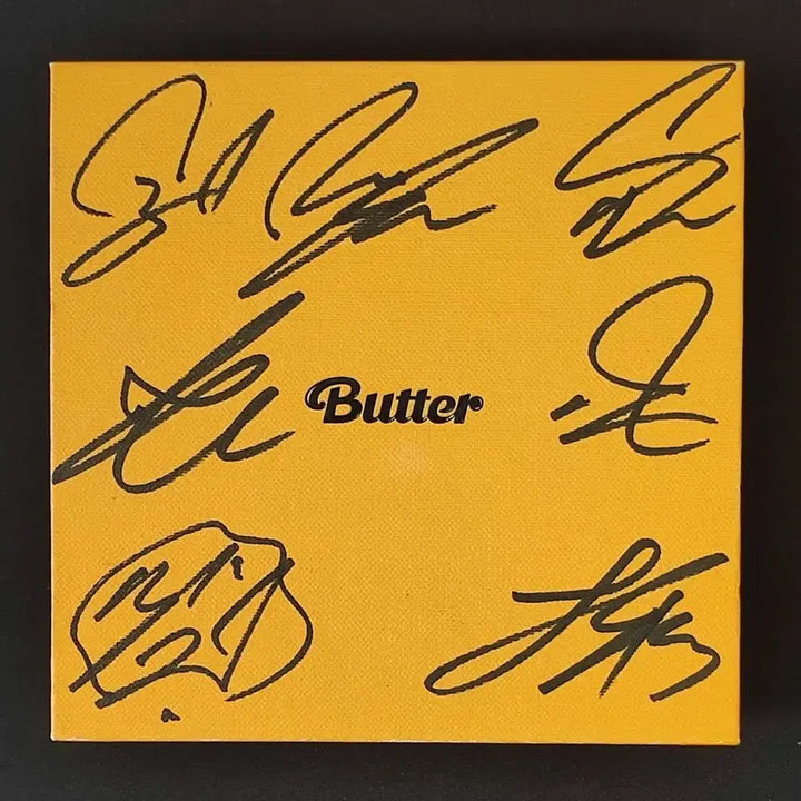 BTS 버터 BUTTER 친필 싸인 앨범