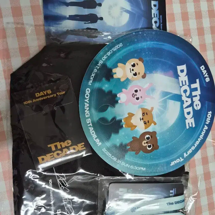 데이식스 DAY6 The Decade 10주년 투어 굿즈 세트 입장 포카