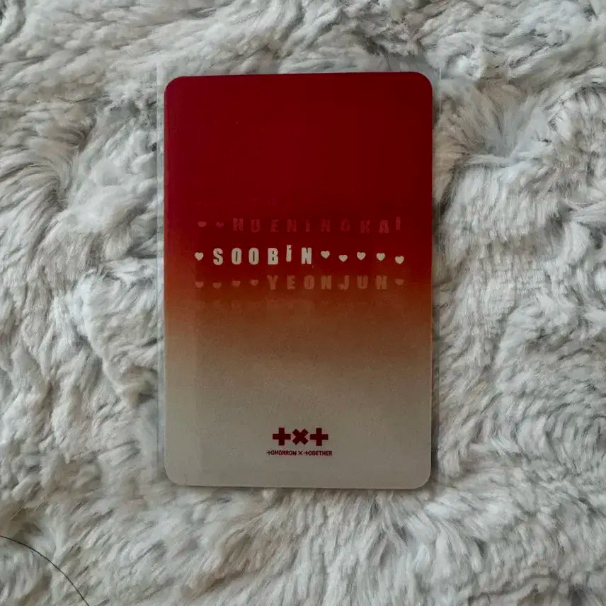 가격 : 투바투 수빈 러브랭귀지 포카