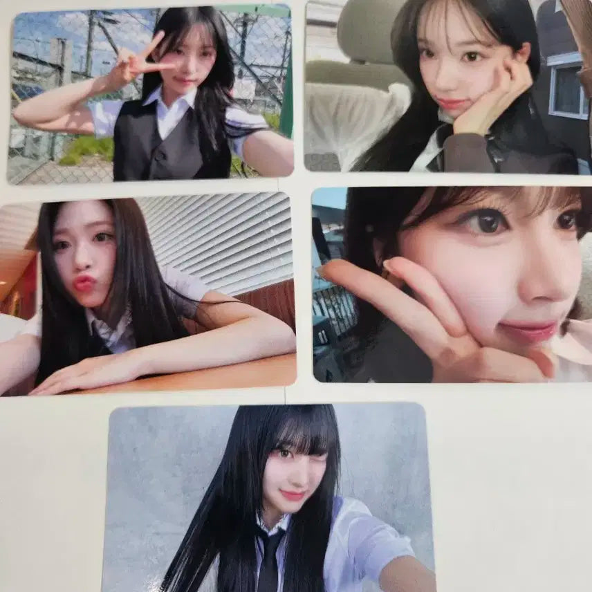 리센느 미니팬미팅 공방 포카 세트 일괄 양도