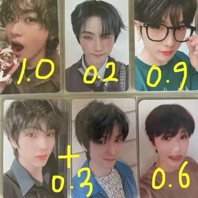 엔시티 해찬 지성 포카 양도해요