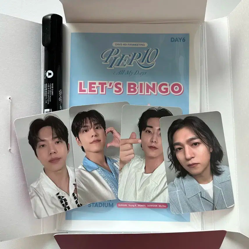 데이식스 Pier10 팬미팅 막막 입장기프트 수건 포카