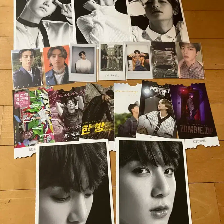 방탄 포카 엽서 굿즈 일괄