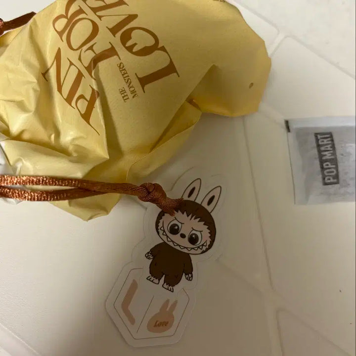 [무료배송] 라부부 미니 비밀번호 키링 인형