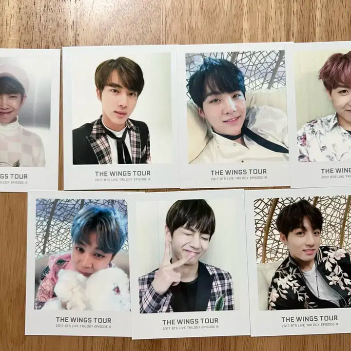 방탄소년단 윙즈콘 티켓 바인더 포카