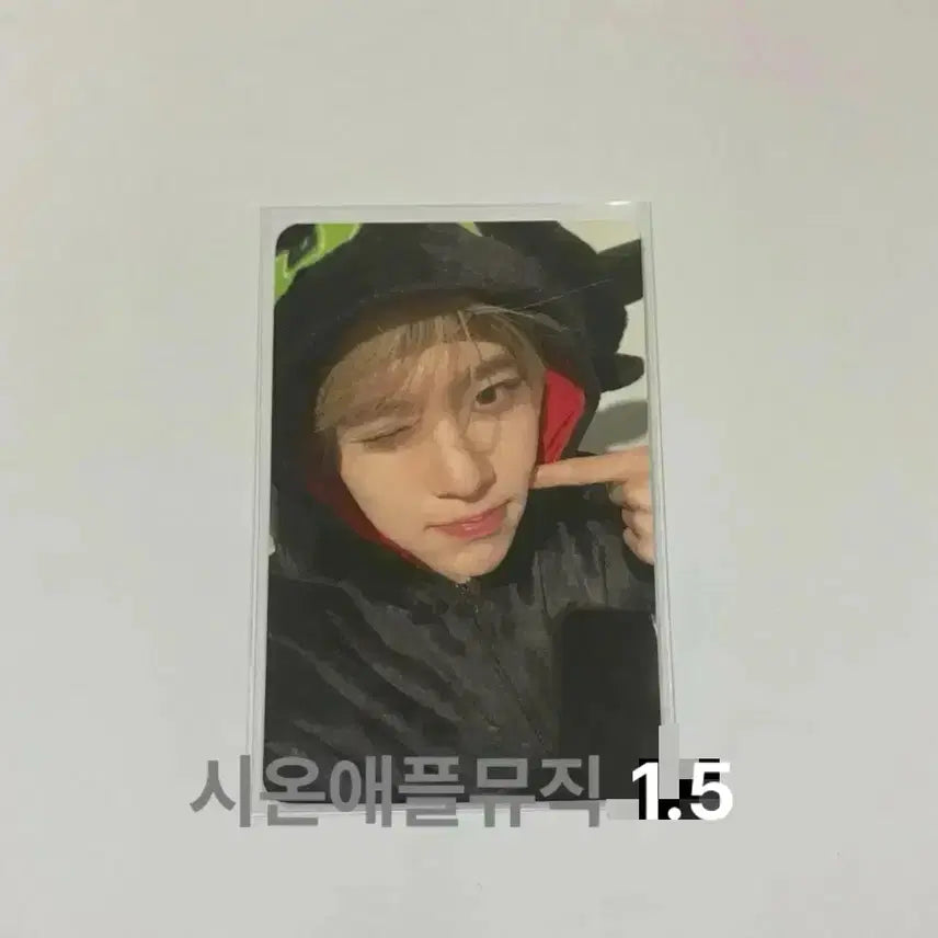 엔시티위시 시온 애플뮤직 럭키드로우 포토카드