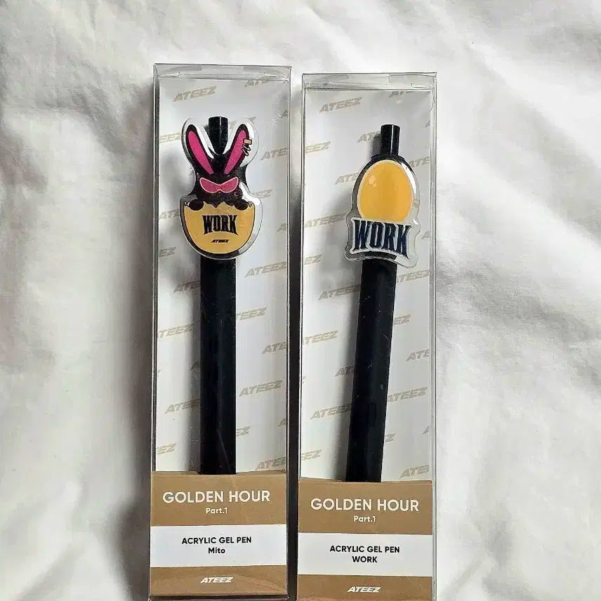 에이티즈 팝업 골든아워 젤펜 볼펜