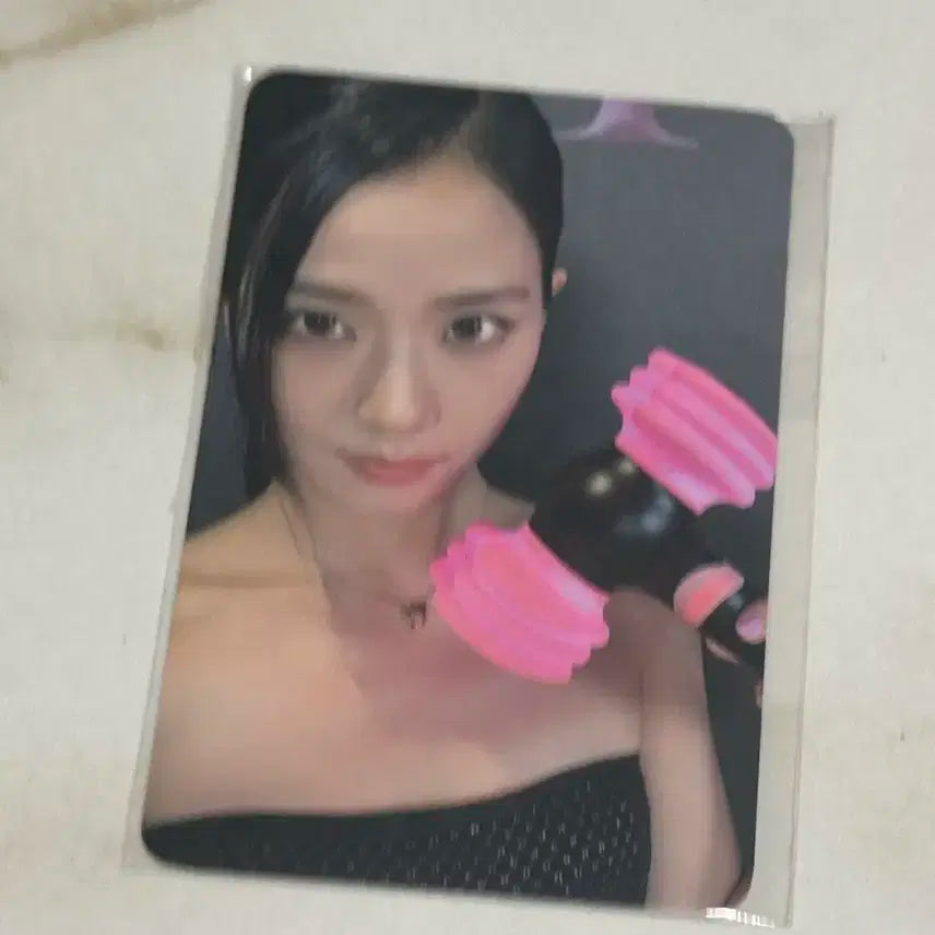 블핑 지수 응원봉 포카