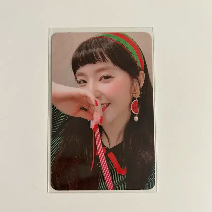 레드벨벳 아이린 빨간맛 포카