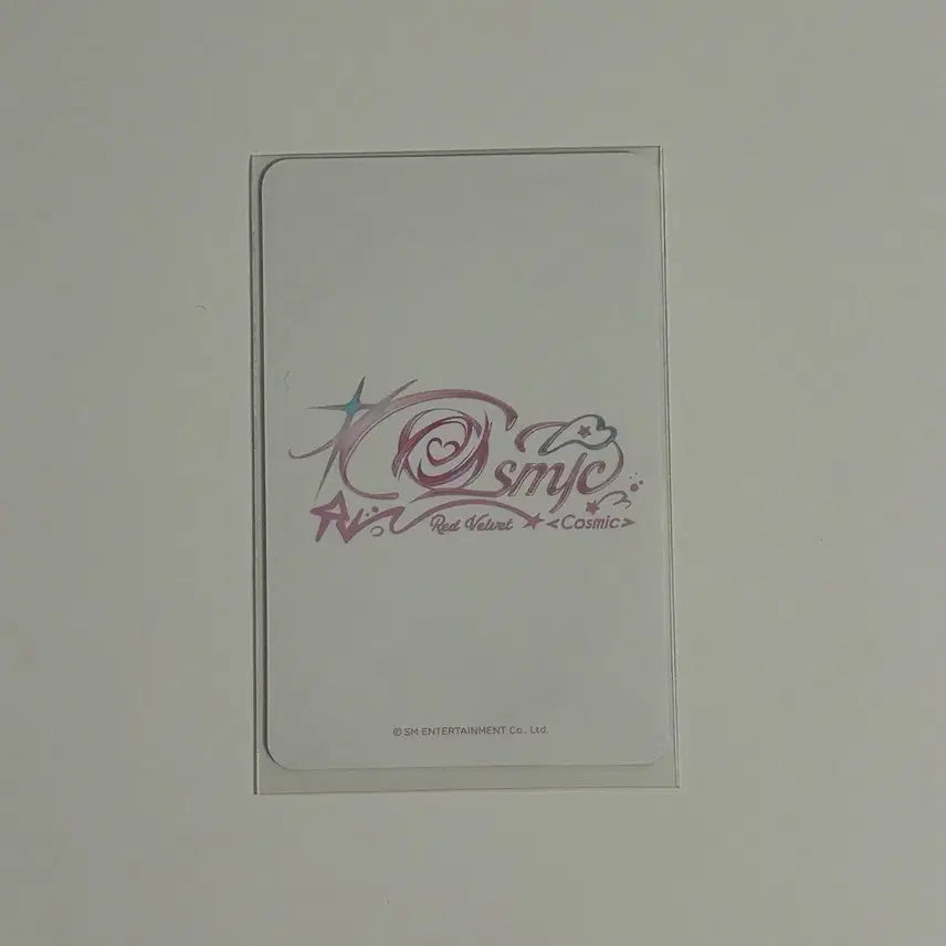 레드벨벳 슬기 코스믹 슴스 미공포