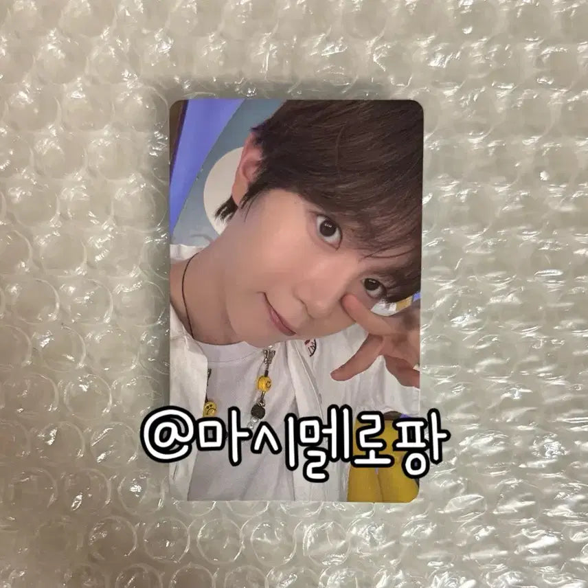 엔시티위시 컬러 위버스라이브 위버스샵 료 포카 포토카드 특전 color