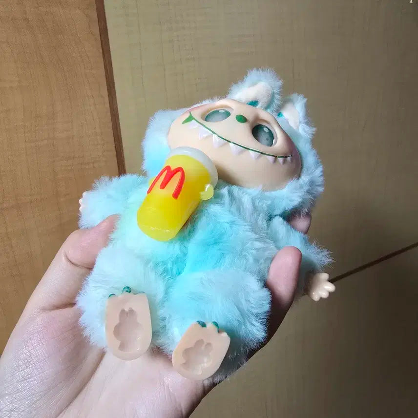 감자튀김 라부부 인형 키링