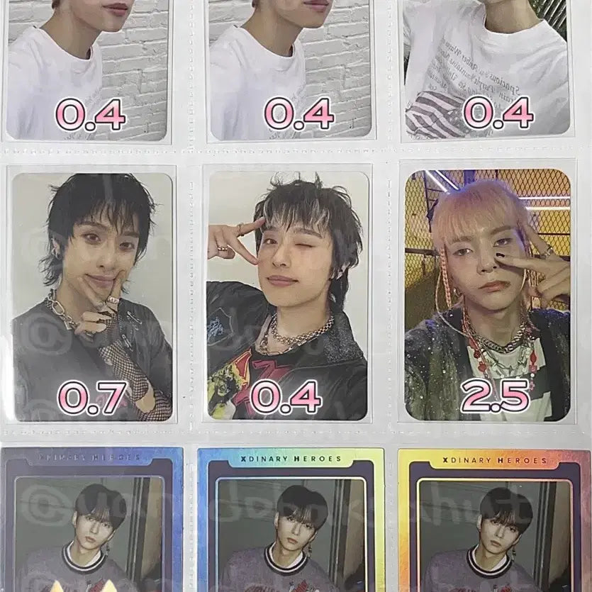 엑디즈 빌런즈 트슛 베타 클베 헤어컷 립앤폴 뷰마 포카 특전