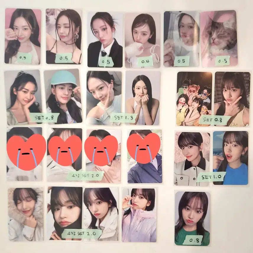 아이브 안유진 포카 양도(클리오,동원,네파,듀이트리 등)
