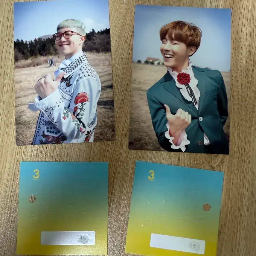 방탄소년단 불타오르네 공방포카 (남준, 호석) 일괄