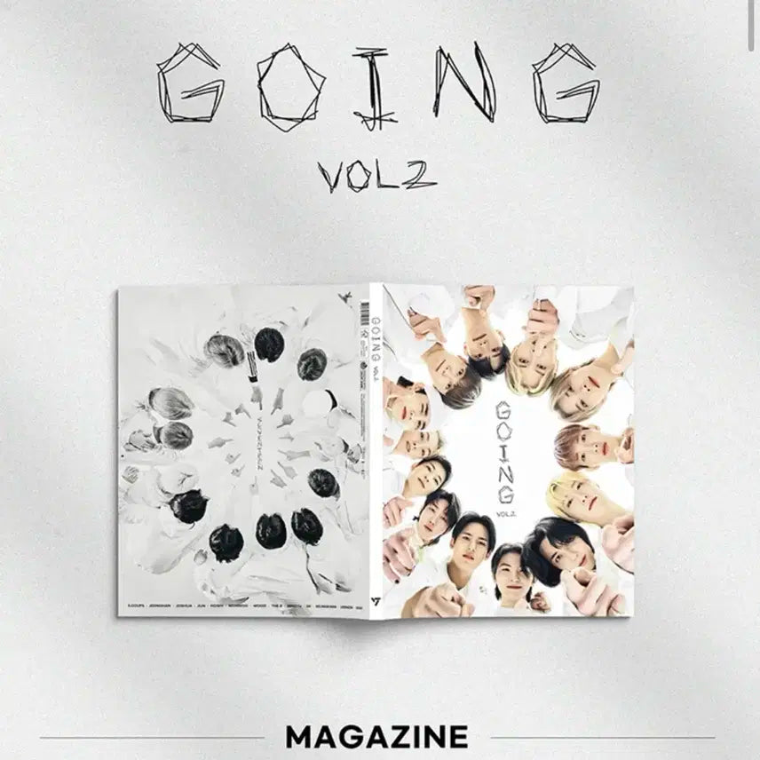 세븐틴 고잉 잡지 vol.2 미개봉