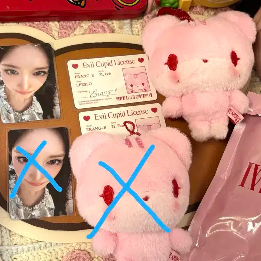(가격낮춤) 아이브 이서 이랑이 시크릿 이블 큐피드 인형 앨범