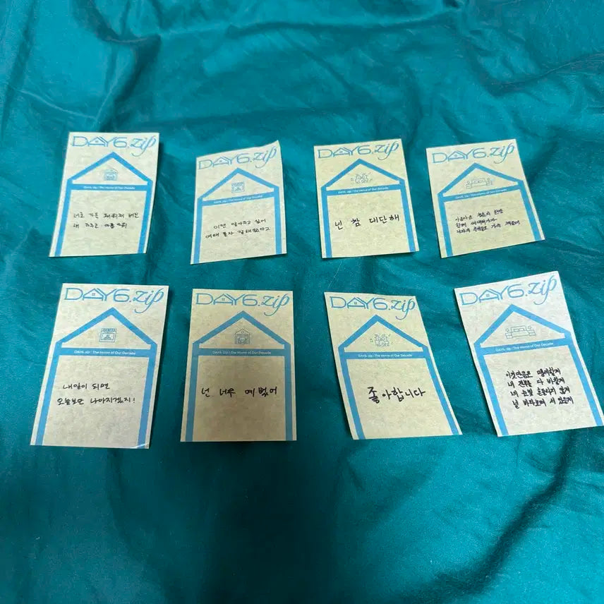 데이식스 10주년팝업 컨페티8종