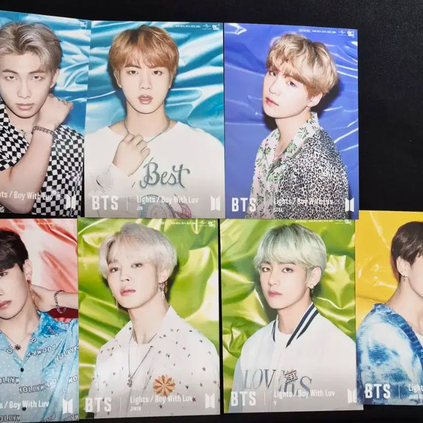 방탄 일본 Lights 라이츠 초회한정반, 통상반 CD +7종 포카