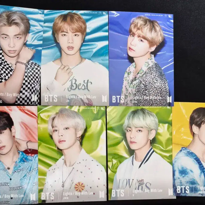 방탄 일본 Lights 라이츠 초회한정반, 통상반 CD +7종 포카