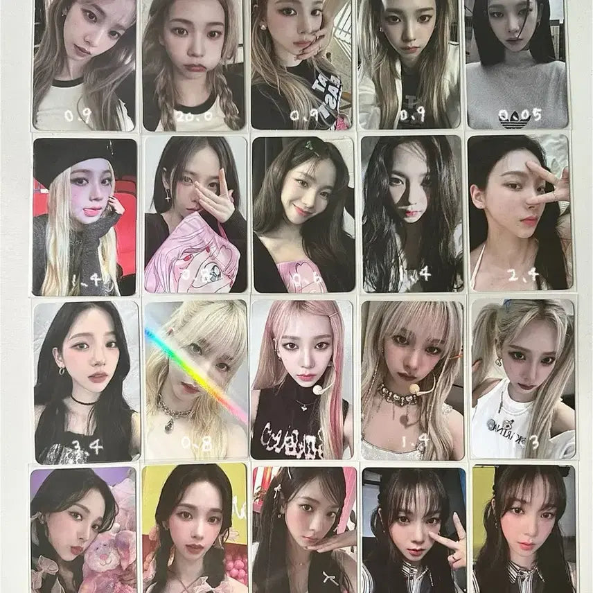 사진많음 130장 이상) 에스파 포카 양도 카리나 지젤 윈터 닝닝