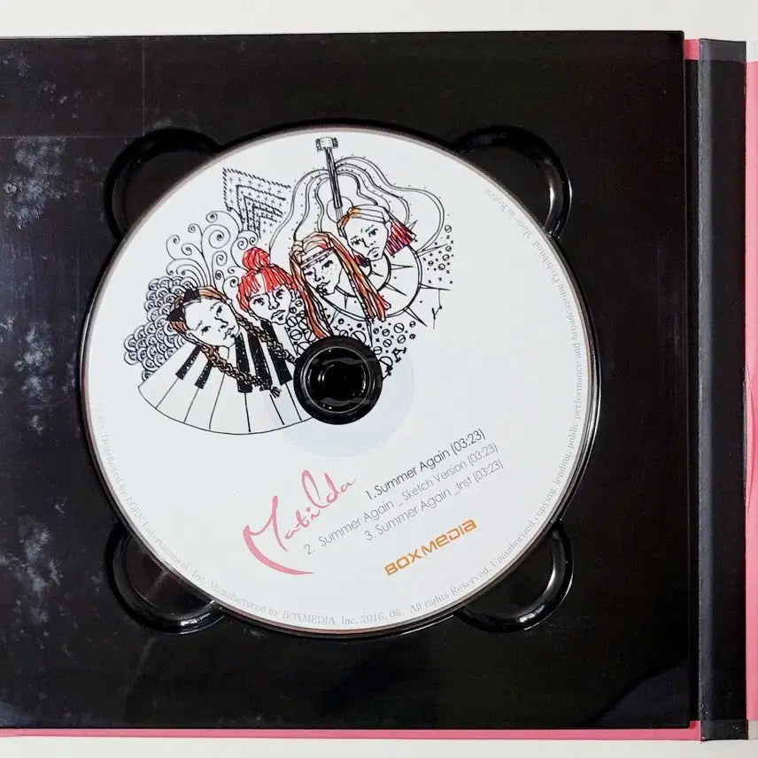 [친필싸인반] 비매홍보반 : 마틸다 싱글앨범 '서머어게인'