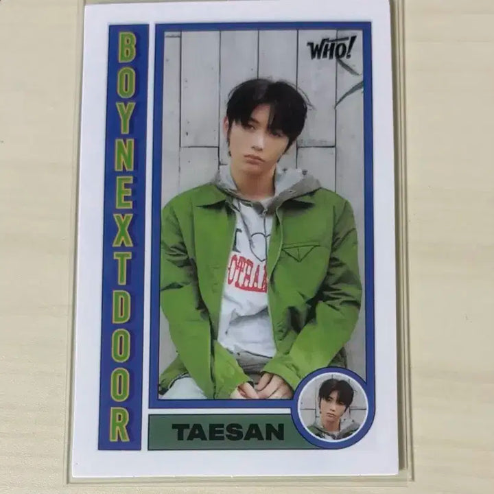 보넥도 태산 포카 WHO! Weverse Albums ver.