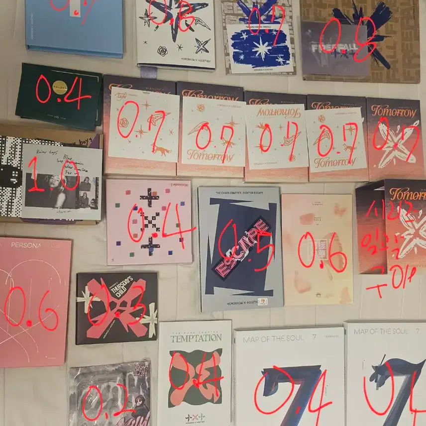 투바투 방탄 앨범 싸게 팔아용