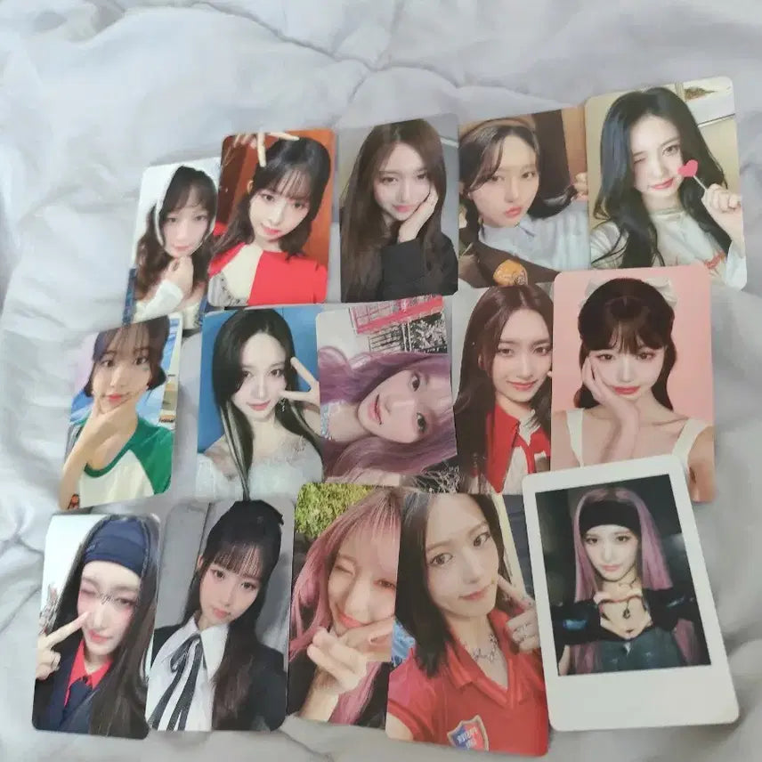 원가이하,최저가)아이브 포토카드 일괄 15장 판매 양도 분철