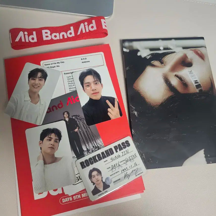 데이식스 밴드 에이드 band aid 앨범 포토카드 포스터