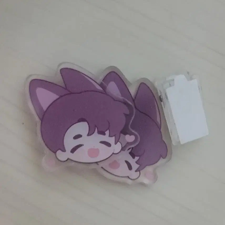 쿠키키즈 방찬 아크릴 집게 미사용