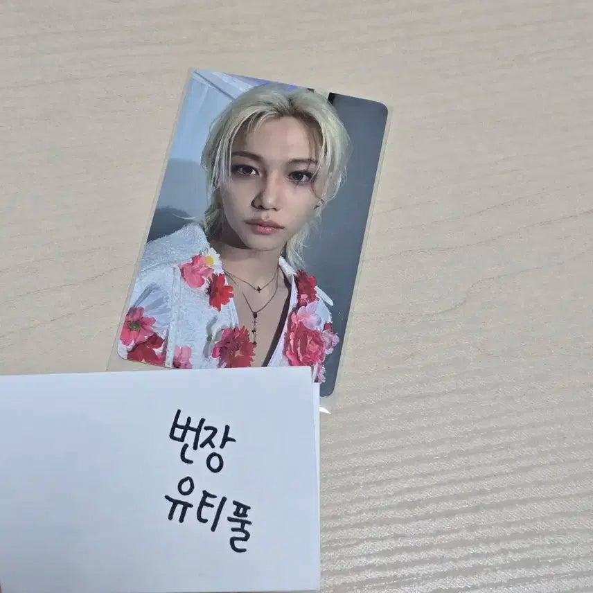 스트레이키즈 스키즈 할로우 필릭스 포카skz 타워레코드 특전 미공포 용복