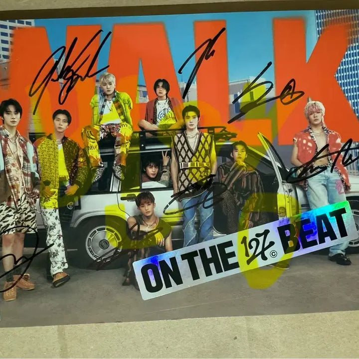 NCT127 엔시티 127 온더비트 친필사인 앨범 비매