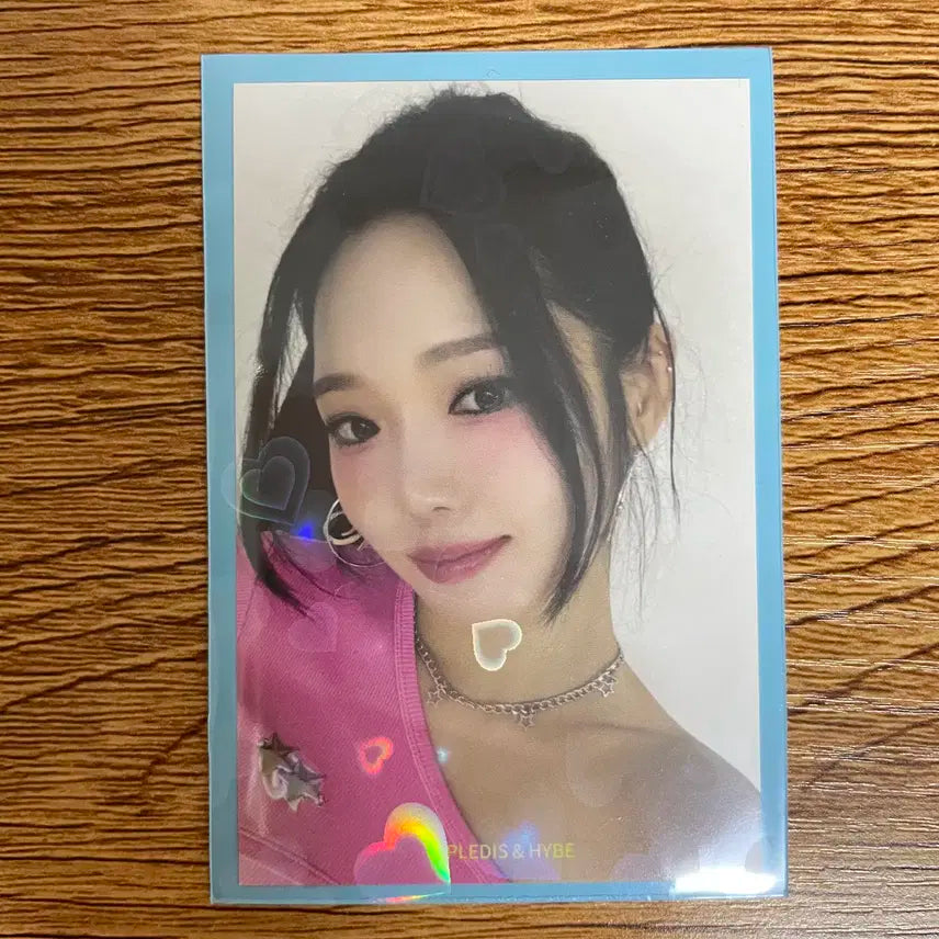 [프로미스나인] supersonic 더앨리 팝업 지선 포토카드